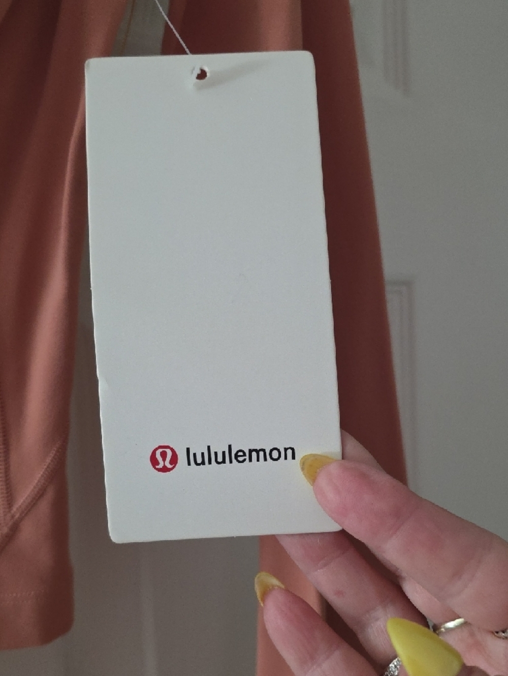 lululemon athletica V-Neck Long Sleeve Crop Top - Dusty Rose Blush - Picture 2 of 11
